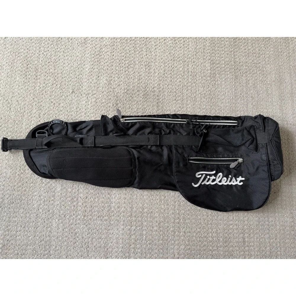 Titleist Black Sunday Carry Golf Bag Multiple Pockets *NO STRAP - Picture 4 of 9